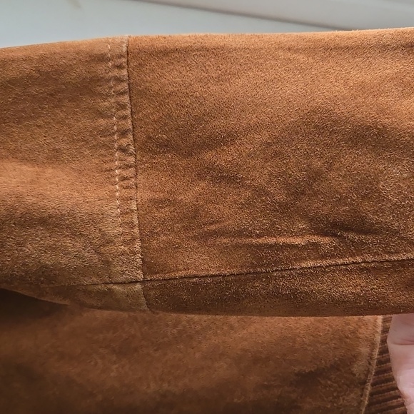 ⭐️Host Pick ⭐️Dakota | Brown Suede Leather Draped Jacket - Picture 5 of 10